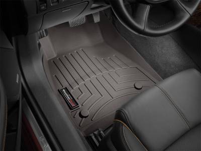 WeatherTech - 15-19 Silverado/Sierra 2500/3500 Crew/ Double Cab  w/ Bench Seat Only- WeaterTech Front Floor Mats Cocoa