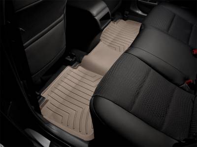 WeatherTech - 17-21 Ford F250/F350 Super Duty Super Cab with Front Row Buckets - WeatherTech Rear Seat Floorliner Tan