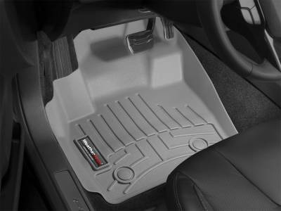 WeatherTech - 12-16 Ford F250/F350 SUPER DUTY STD CAB AT ONLY W/RAISED FORWARD LEFT CORNER NOT 4X4 SHIFTER - WeatherTech FRONT FLOORLINER GREY