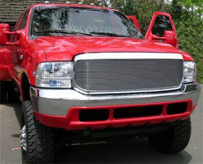 T-Rex Grilles - 99-04 Ford F250/F350 Super Duty  T-Rex Polsihed Billet Series Grille, 1 Pc, Insert