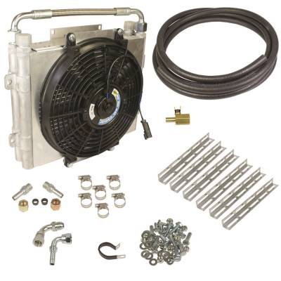 BD Diesel - Xtrude Double Stacked Auxiliary Transmission Cooler Kit | BD Diesel (1030606-DS-12)