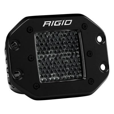 Rigid Industries - Spot Diffused Midnight Flush Mount Pair D-Series Pro RIGID Industries