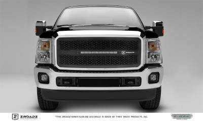 11-16 FORD F250/F350 Super Duty  T-Rex Black ZROADZ Series LED Light Grille with (1) 20" LED, 1 Pc, Insert