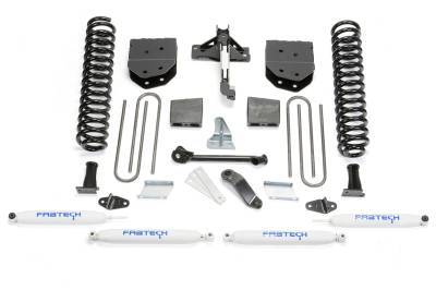Suspension Steering & Brakes - Lift Kit - Fabtech - Fabtech 4" Basic Lift Kit w/Shocks K2210 |  08-16 Ford F250/F350 4WD
