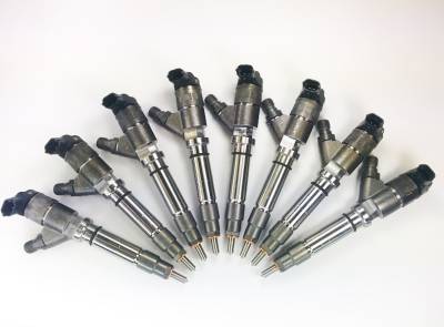 Diesel Injection and Delivery - Fuel Injector - Dynomite Diesel - Duramax 04.5-05 LLY Brand New 100 Percent Over SAC Injector Set Dynomite Diesel