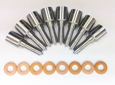 Diesel Injection and Delivery - Diesel Fuel Nozzle Set - Dynomite Diesel - Duramax 08-10 LMM Injector Nozzle Set 20 Percent Over 50hp Dynomite Diesel