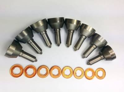 Diesel Injection and Delivery - Diesel Fuel Nozzle Set - Dynomite Diesel - Ford 94-97 7.3L CUSTOM Injector Nozzle Set Dynomite Diesel