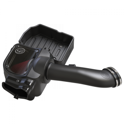 S&B Products - Cold Air Intake For 17-19 Ford F250 F350 V8-6.7L Powerstroke Cotton Cleanable Red S&B - Image 1