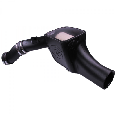 Performance Engine & Drivetrain - Cold Air Intakes and Intake Components - S&B Products - Cold Air Intake For 03-07 Ford F250 F350 F450 F550 V8-6.0L Powerstroke Dry Extendable White S&B