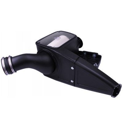 Cold Air Intake For 98-03 Ford F250 F350 F450 F550 V8-7.3L Powerstroke Dry Extendable White S&B - dieselpros.com