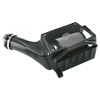 Cold Air Intake For 94-97 Ford F250 F350 V8-7.3L Powerstroke Dry Extendable White S&B - dieselpros.com