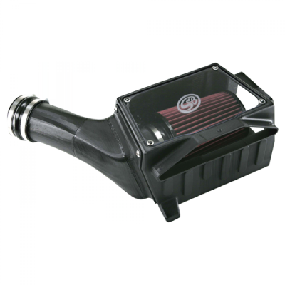 S&B Products - Cold Air Intake For 94-97 Ford F250 F350 V8-7.3L Powerstroke Cotton Cleanable Red S&B