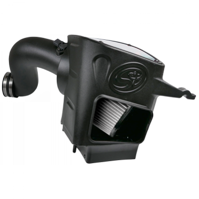 Cold Air Intake For 03-07 Dodge Ram 2500 3500 5.9L Cummins Dry Extendable White S&B - dieselpros.com
