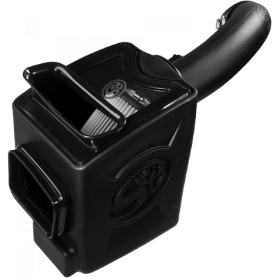S&B Products - Cold Air Intake For 17-19 Chevrolet Silverado GMC Sierra V8-6.6L L5P Duramax Dry Extendable White S&B - Image 1