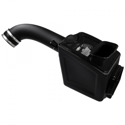 S&B Products - Cold Air Intake For 17-19 Chevrolet Silverado GMC Sierra V8-6.6L L5P Duramax Dry Extendable White S&B - Image 2
