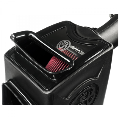 S&B Products - Cold Air Intake For 17-19 Chevrolet Silverado GMC Sierra V8-6.6L L5P Duramax Cotton Cleanable Red S&B - Image 9