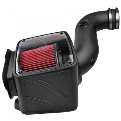 S&B Products - Cold Air Intake For 06-07 Chevrolet Silverado GMC Sierra V8-6.6L LLY-LBZ Duramax Cotton Cleanable Red S&B - Image 1
