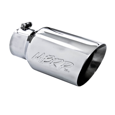 MBRP Exhaust - Exhaust Tail Pipe Tip 6 Inch O.D. Dual Wall Angled 4 Inch Inlet 12 Inch Length T304 Stainless Steel MBRP