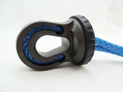 Factory 55 - Splicer 3/8-1/2 Inch Synthetic Rope Splice On Shackle Mount Gray Factor 55 - Image 3