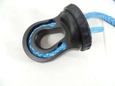 Factory 55 - Splicer 3/8-1/2 Inch Synthetic Rope Splice On Shackle Mount Black Factor 55 - Image 3